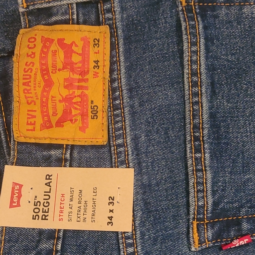 Levi's 505 regular stretch jeans